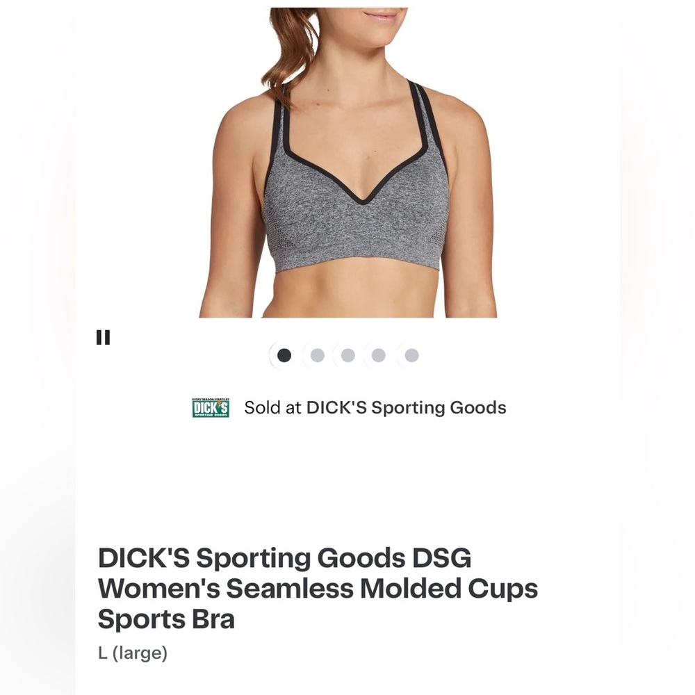 DSG Women's Seamless Molded Cup Sports Bra
